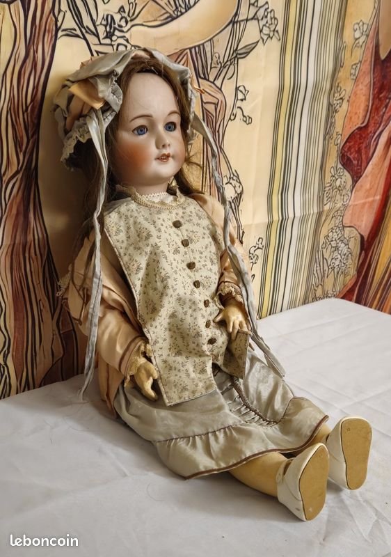 Ancienne poupée Unis France Corps Bébé Jumeau 48 cm no Jumeau BRU Steiner sfbj