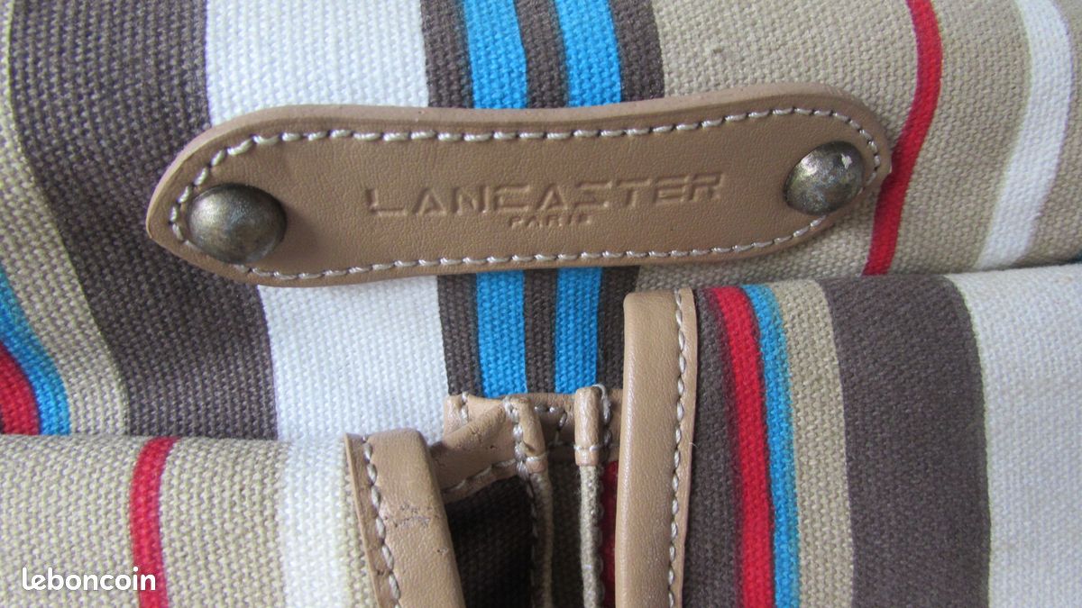 Sac Lancaster toile et cuir (image 3)
