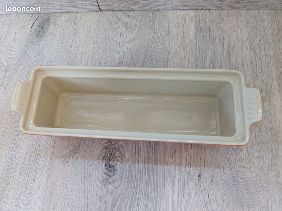 Terrine Le Creuset Jaune Émaillé 28 Cm - Fonte Made In France Vintage