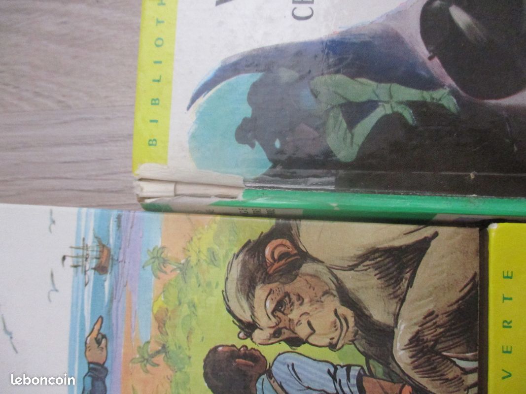 Lot de livres jules verne, bibliothèque verte (image 2)