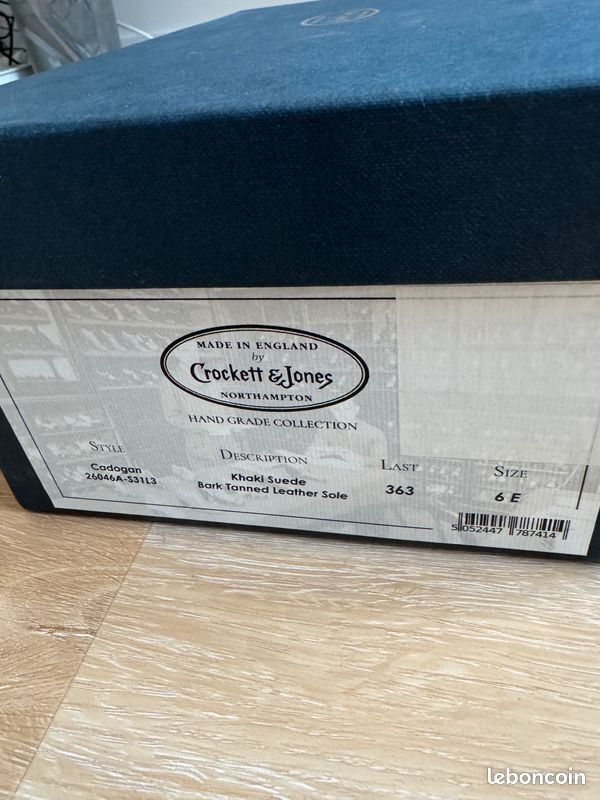 Chaussures Crockett and Jones - Modèle Cadogan - 6E (image 3)