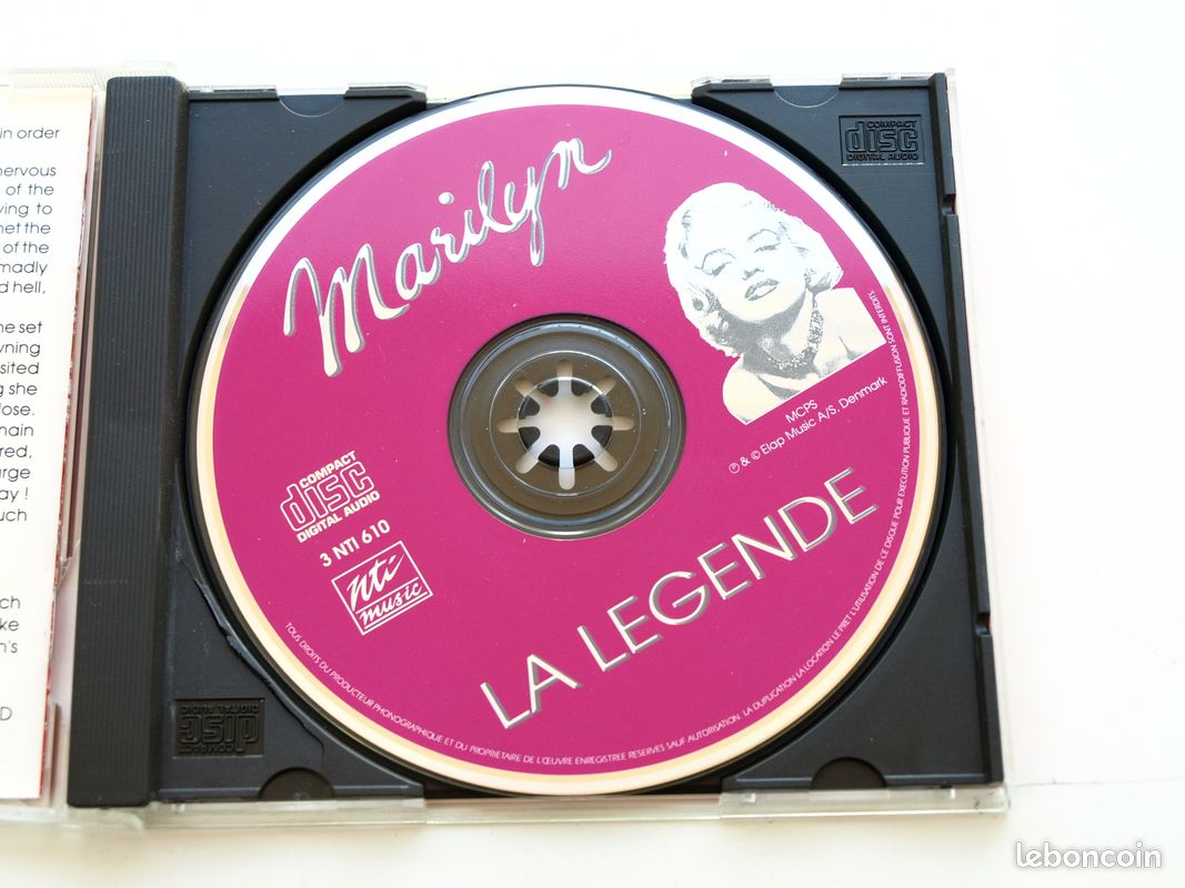 Cd marylin la legende - boblep (image 2)