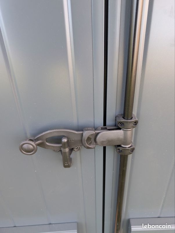 Grand volet en aluminium isolé 130x225x6 CM gris (image 18)