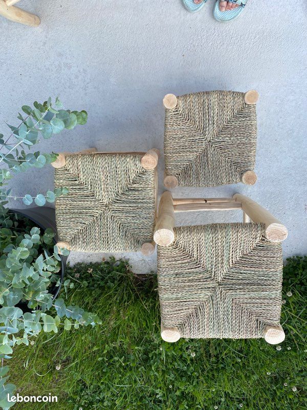 Artisanat marocain / tabourets (image 5)