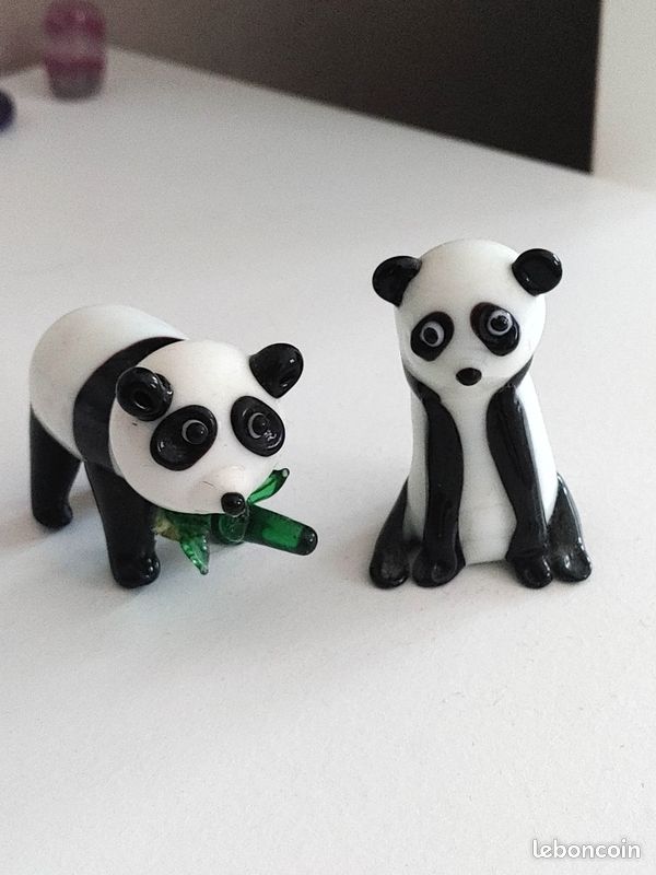 Figurine panda et bambou - Papo