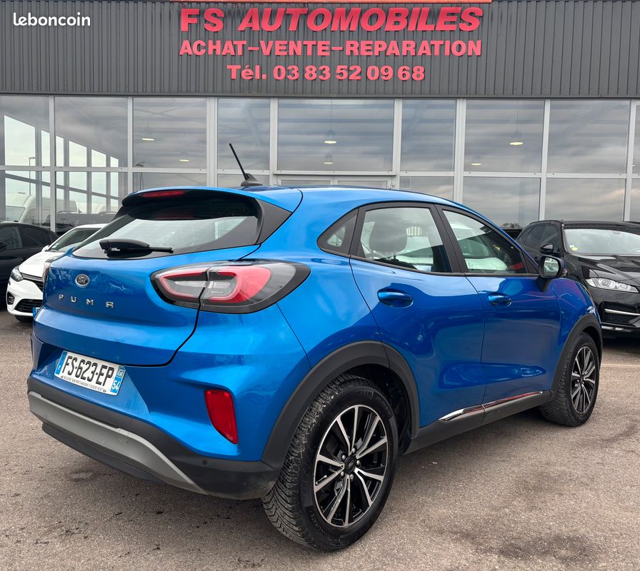 FORD PUMA 1.5 EcoBlue 120cv TITANIUM / GPS / Jantes Alu / 2020 / 159 751 kms (image 2)