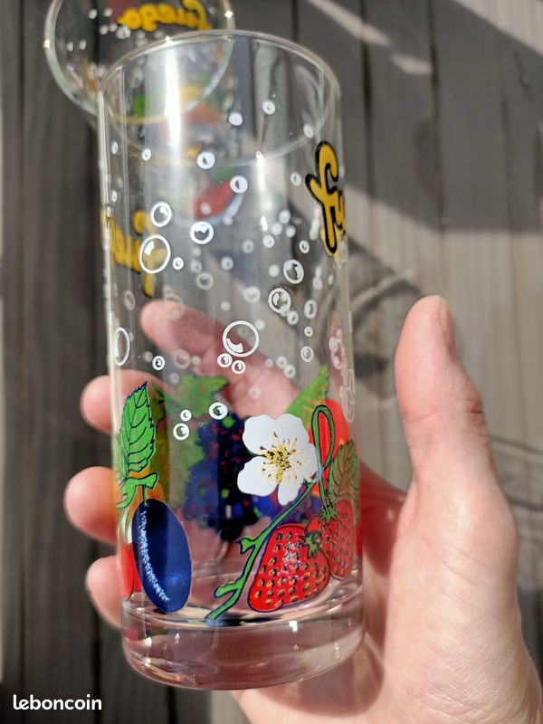 Lot de 6 verres à orangeade vintages Fuego (image 4)