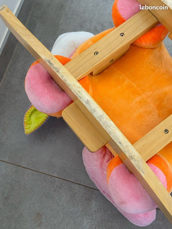Vache à Bascule Funny Farmers Nattou Bébé Enfant Peluche Douce Jouet Éveil Motricité TBE (image 19)