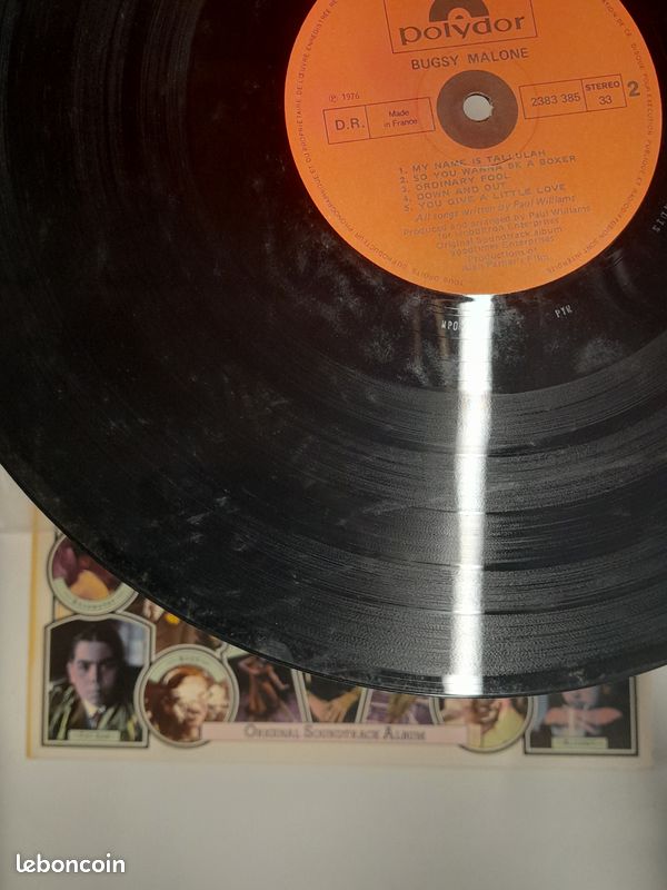 Vinyle 33t Paul Williams: Bugsy Malone (Original Soundtrack Album) - Polydor (2383 385) (image 11)
