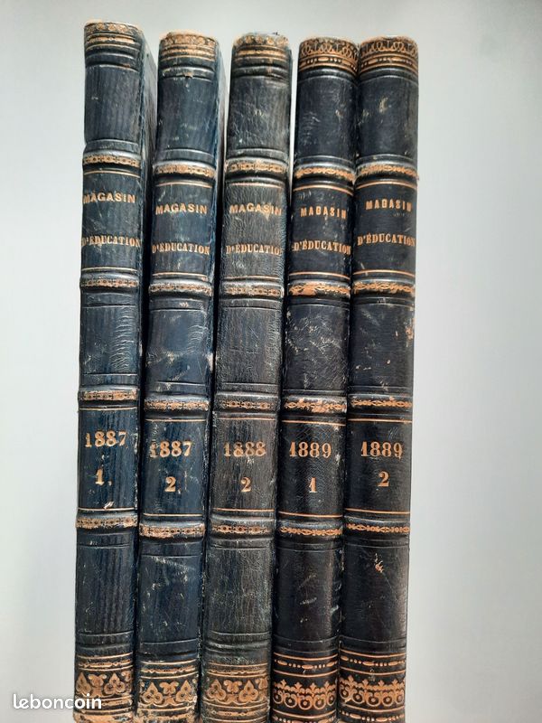 Volumes reliés XIXe – Magasin d’éducation et de récréation – Hetzel (1887-1889) (image 2)