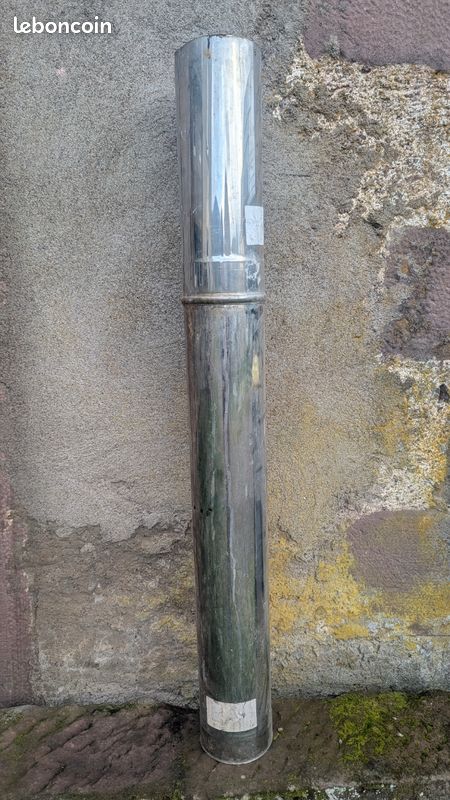 Tuyau en inox diametre 150 pour poêle à bois (image 1)