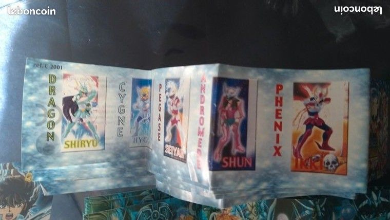 Saint Seiya flyer gashapon et petite figurine (image 2)