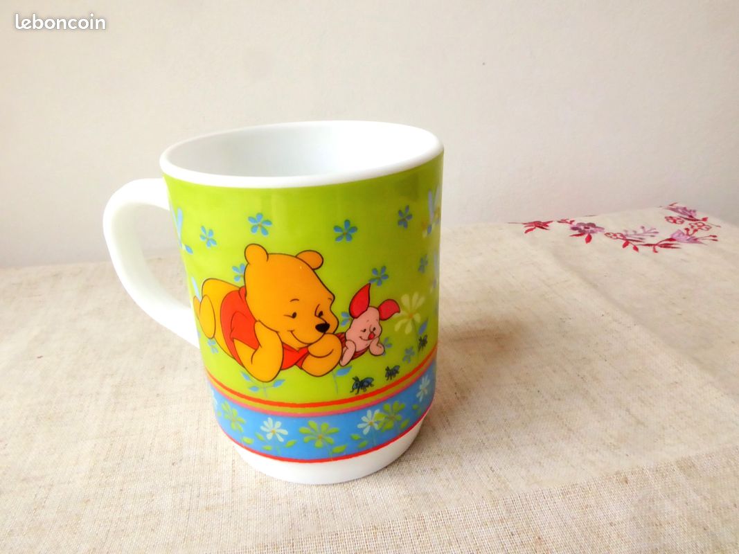 Mug Winnie l'ourson et Porcinet - Disney / Luminarc - Etat neuf (image 2)