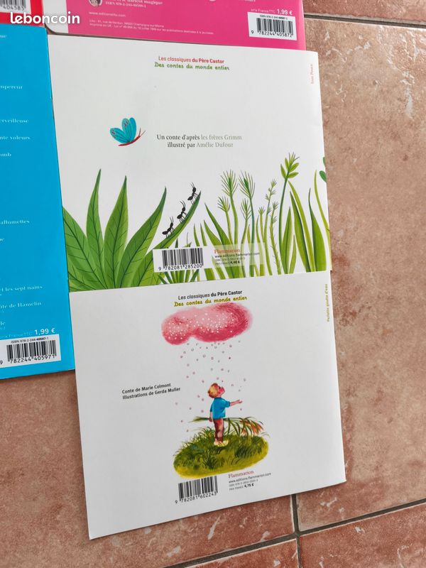 Lot de 5 livres enfants - contes classiques (père Castor et Lito) (image 6)