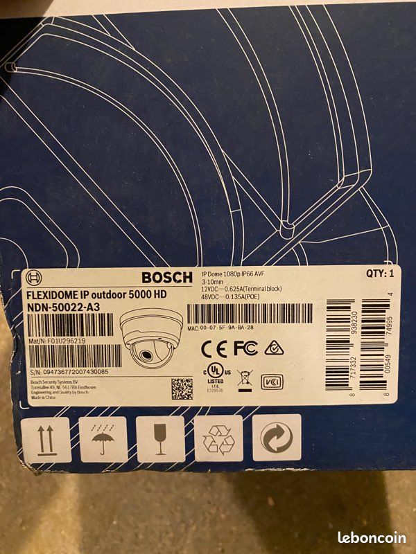 Caméra BOSH Flexidome 5000HD (image 2)