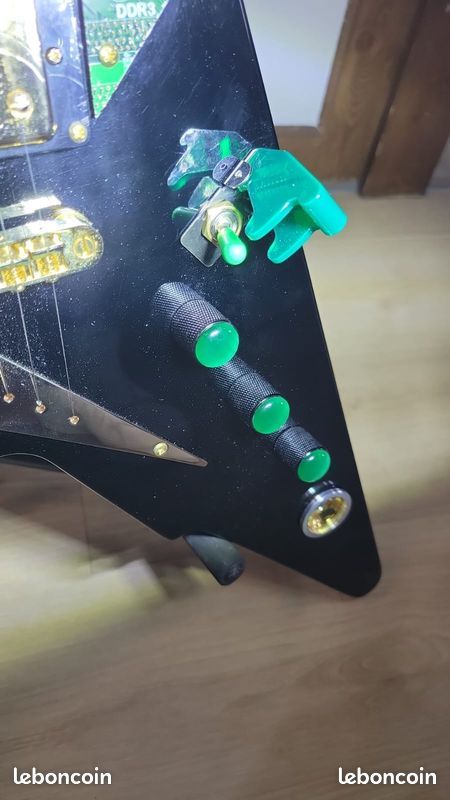 Guitare Custom Cyber Flying V vintage (2019) (image 6)
