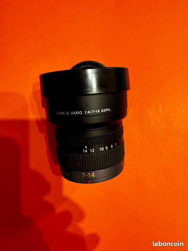 Objectif Panasonic Lumix 7-14mm F4.0 - Ultra Grand Angle Pour Micro 4/3 - Noir