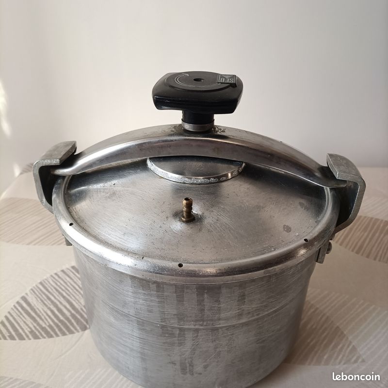 Cocotte Minute SEB 6 Litres Aluminium Vintage 1972 - Gaz - Argenté
