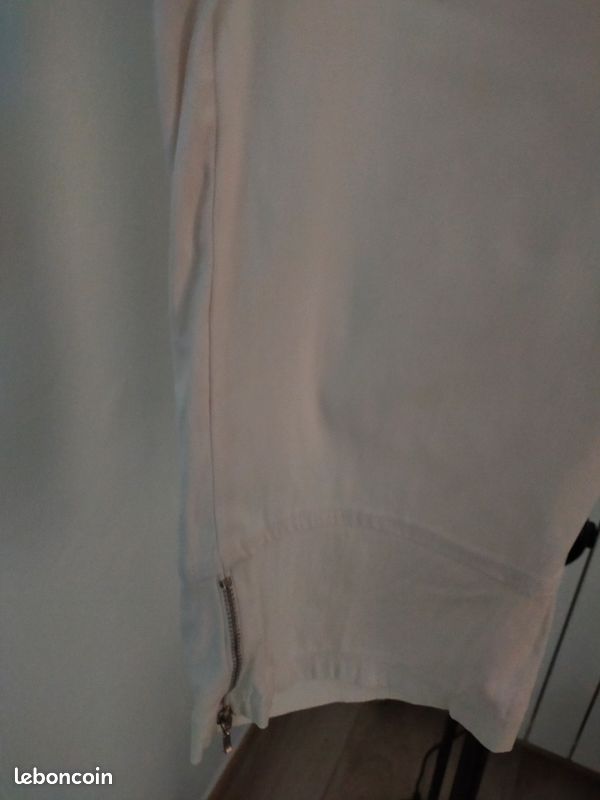Pantacourt blanc (image 6)
