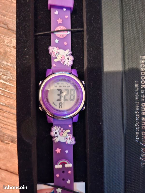 Zeiger Montre Enfant Sport Multicouleur – Montre Fille Garçon Résine Réglable 13-20 Cm, Quartz Précis & Pédagogique
