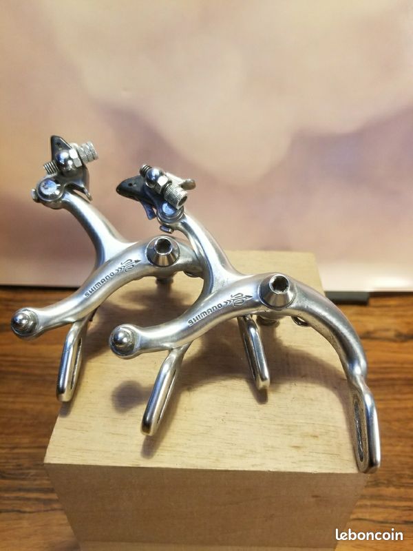 Étriers De Frein Shimano Golden Arrow BR-S105 - Vintage Vélo De Route - Occasion Argenté