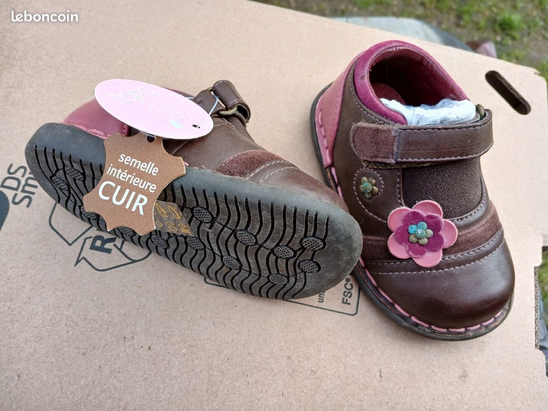 Semelle Chaussure Bebe Fille Taille 19 Chaussure Bébé Fille Pat Et