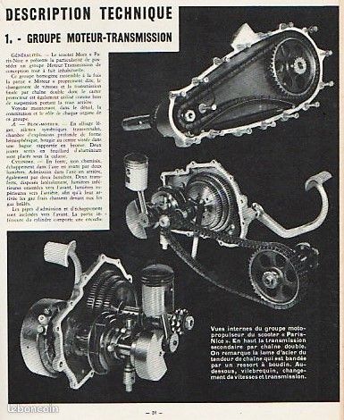 RTM 87 MORS SPEED Paris-Nice Paloma 70 cc Lambretta DKW Hobby Scooter Motobécane 125 cc 2T (image 7)