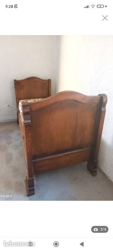 Banquette bois massif matelas neuf (image 3)