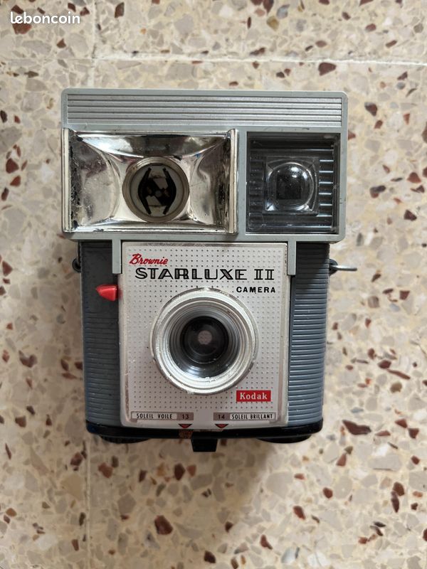 Appareil Photo Vintage Kodak Brownie Staluxe 2 - Argentique Format 127 (1950) Pour Décoration