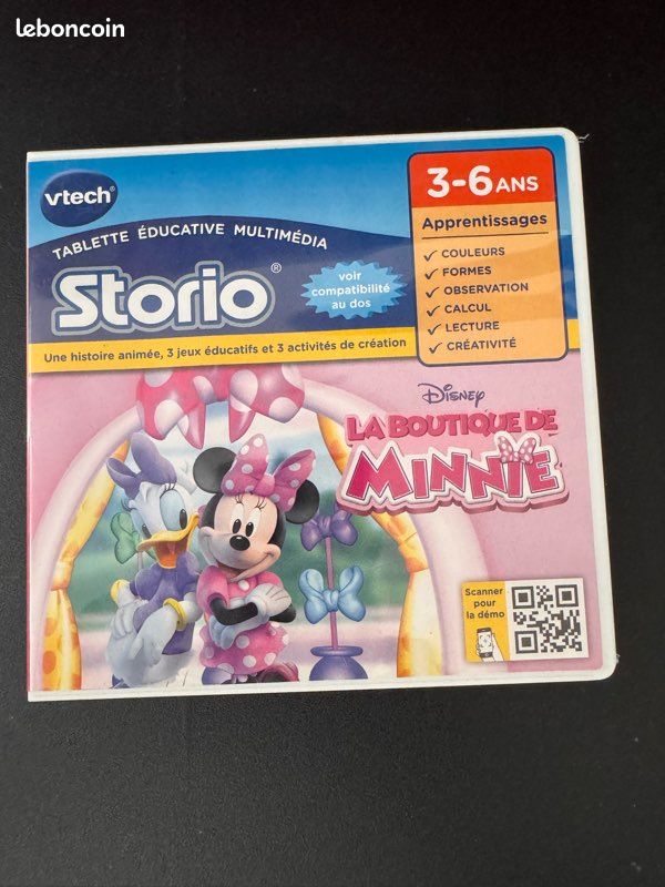 Jeu VTech Storio « La Boutique de Minnie » (image 1)