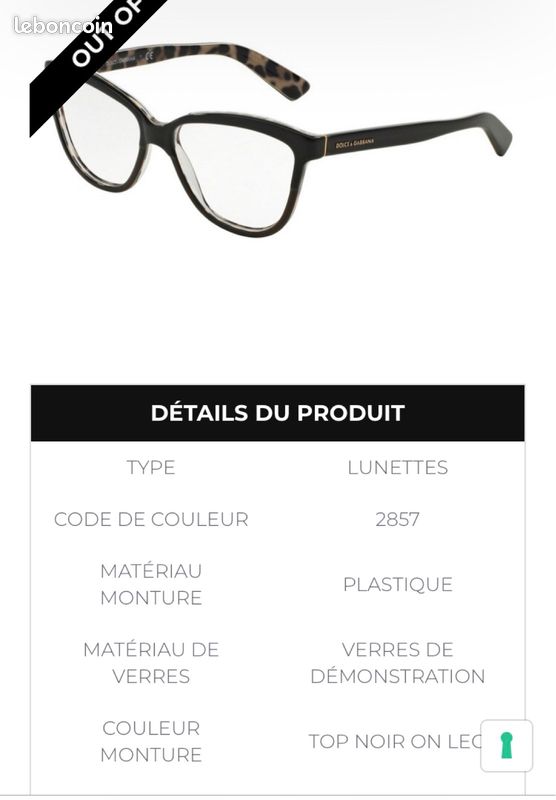 Monture lunette Dolce Gabana 3229 2857 (image 1)