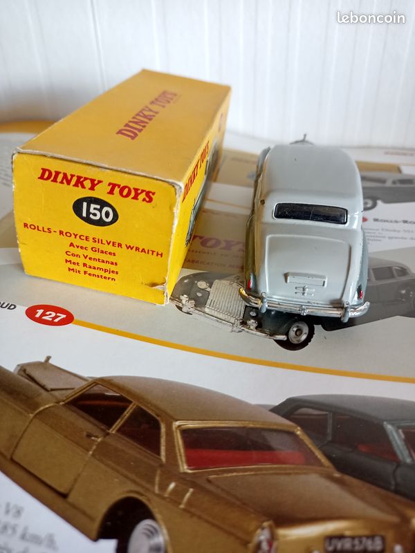 Voiture Miniature Dinky Toys Rolls-Royce Silver Wraith Grise 1/50 - Occasion Avec Boîte