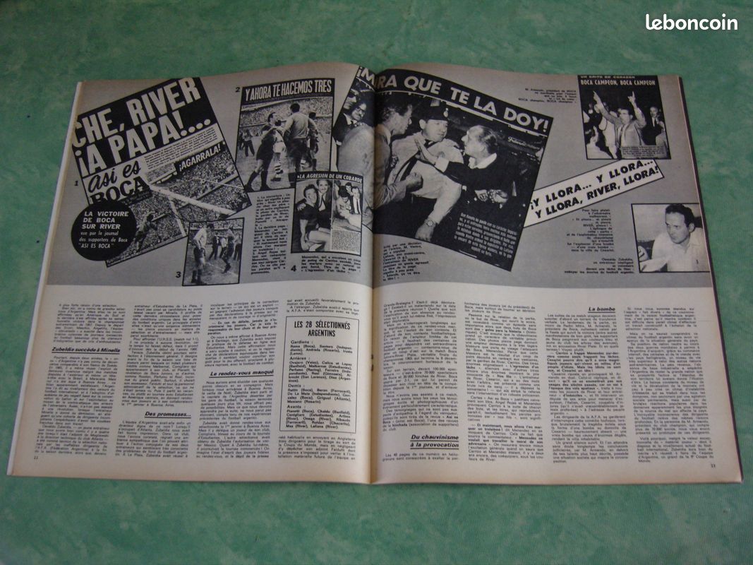 1975 MIROIR DU football n°248 TOUTES LES EQUIPES DE DIVISION 1 et 2 en