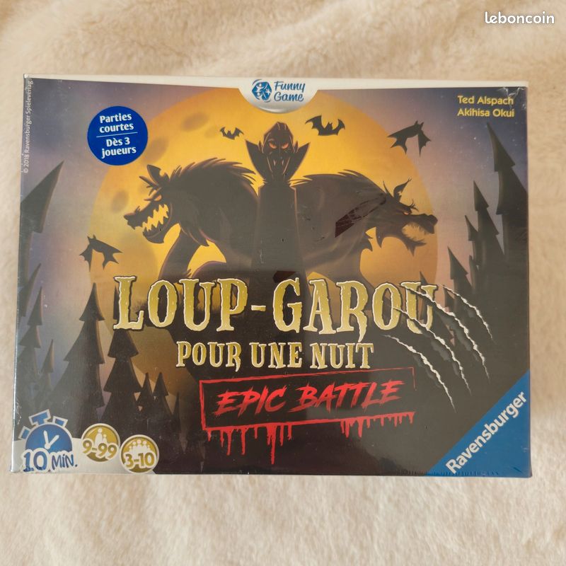 LOUP-GAROU POUR UNE NUIT [EPIC BATTLE] Jeux Ravensburger NEUF JAMAIS OUVERT (image 1)