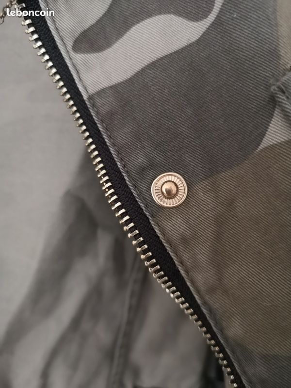 Veste en jean style militaire (image 7)