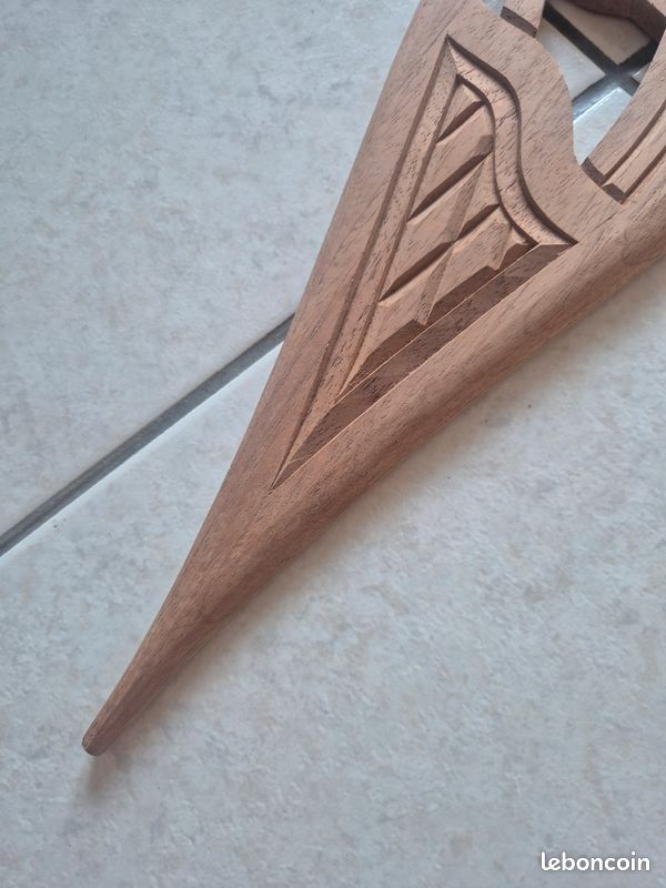 Pagaie décorative amérindienne en bois (image 3)