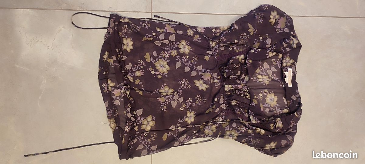 Haut femme transparent M (image 1)