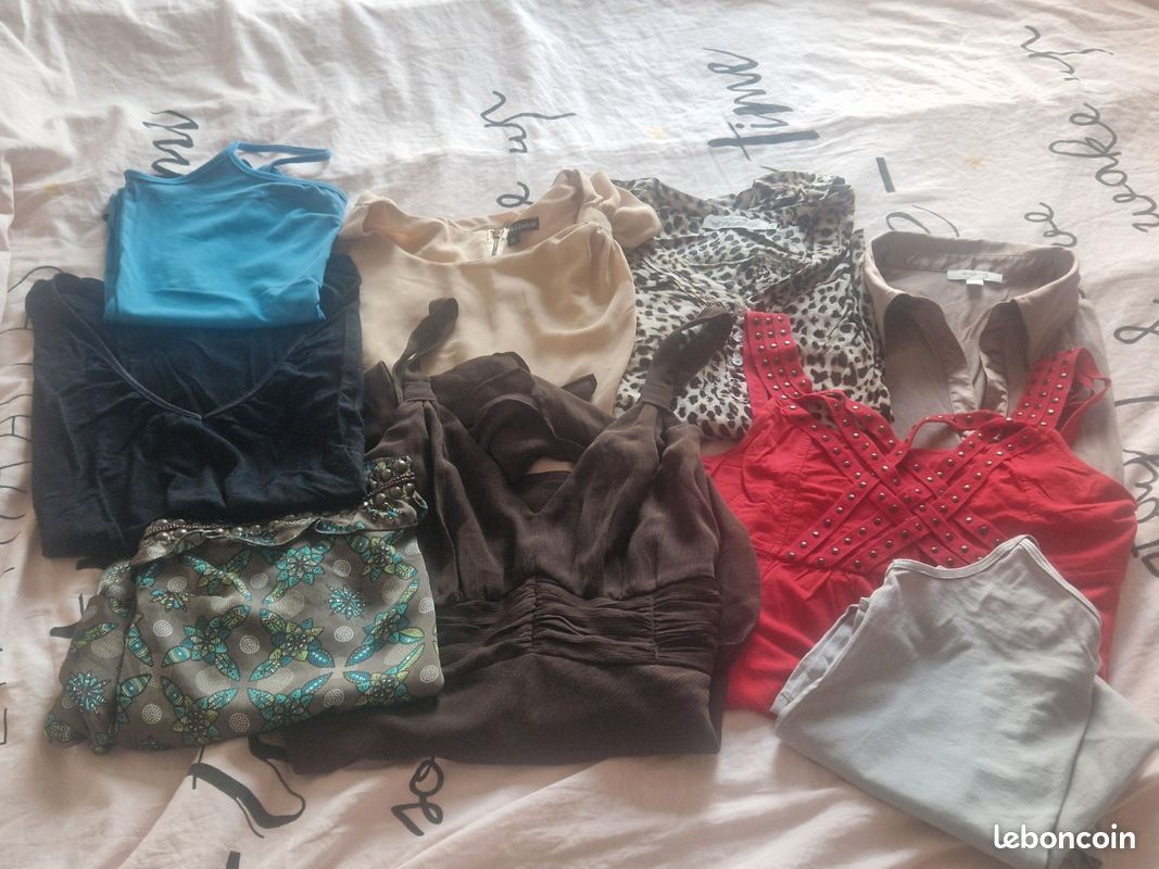 Lot hauts femme, M, 9 pièces, casual chic, TBE, à petit prix (image 1)