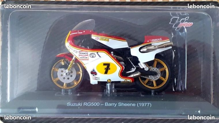 Moto gp 1/18 barry sheene suzuki rg500 1977 - Collection
