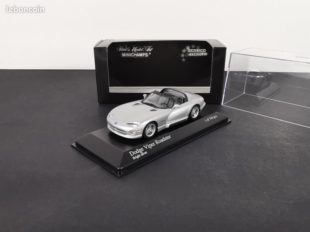 UNIQUE ! Dodge Viper Cabriolet MINICHAMPS 1:43 modifié no