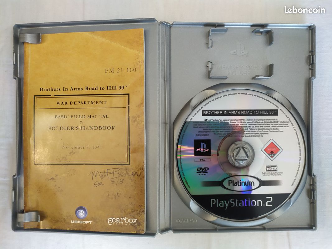 Jeu "Brothers in Arms-Road to Hill 30" / Sony Playstation 2 (PS2) / PAL (image 3)