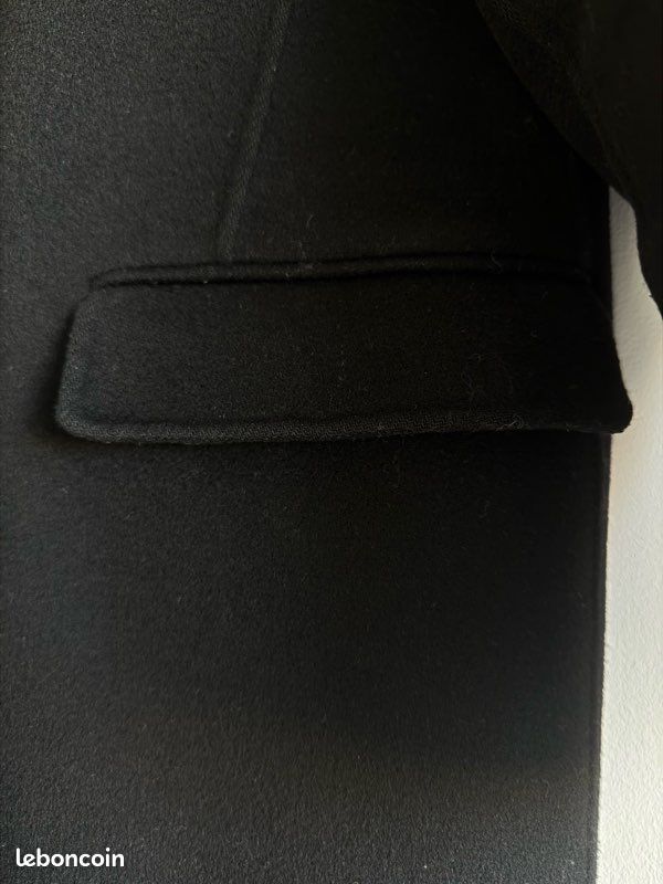 Manteau noir Maje Galami taille 36 (image 4)