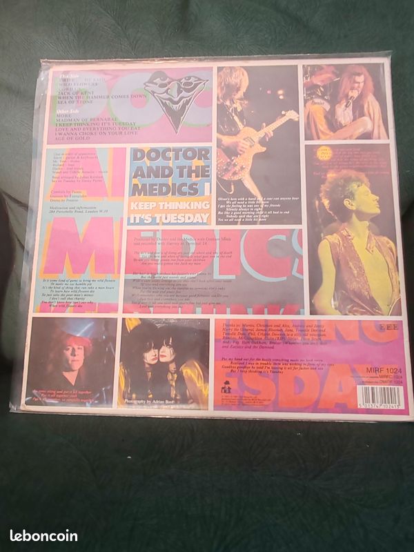 Vinyle Doctor and the Médocs - Keep thinking it's tuesday (image 2)