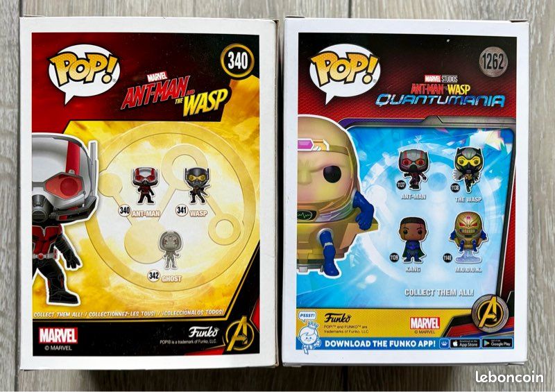 Lot de 2 Figurines Funko Pop Marvel 8-Ant-Man (image 3)