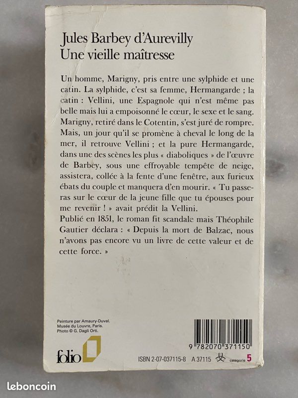 Une vieille maîtresse Barbey d’Aurevilly (image 2)