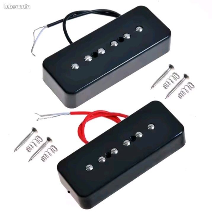 Set Micro P90 Guitare Soapbar Noir (image 1)
