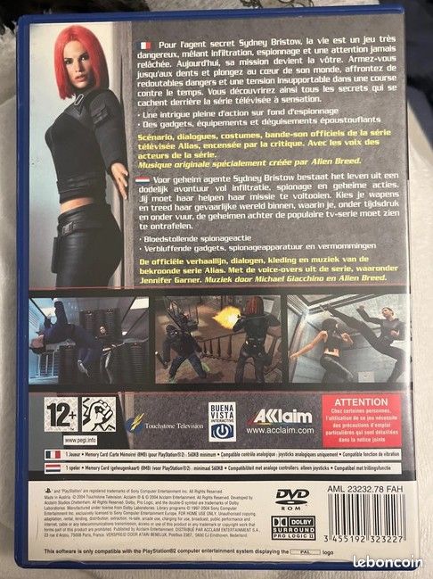 Alias Jeu PS2 Playstation 2 (image 2)