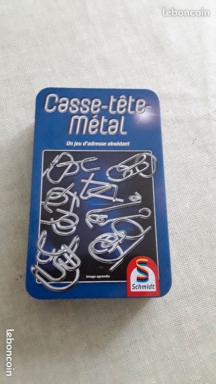 Jeu Casse tête en métal marque Schmidt Neuf (image 1)