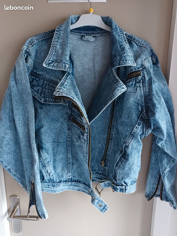 Veste en jean vintage femme (image 2)