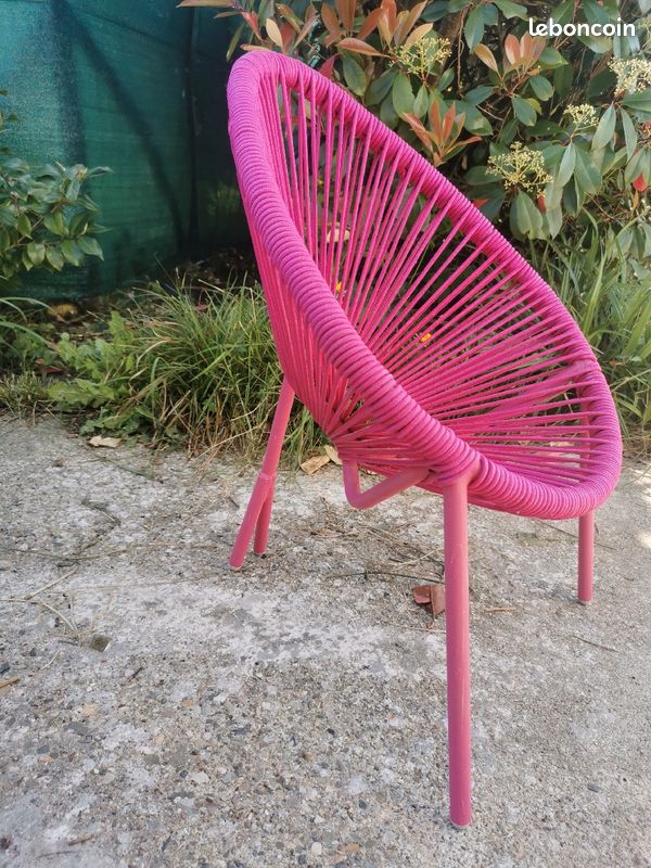Chaises enfant rose (image 2)
